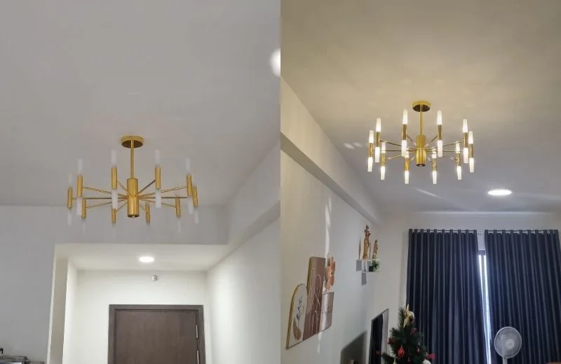 Đèn thả thiết kế TTKCD125T20 thực tế