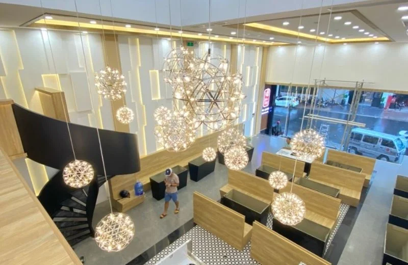 Đèn Thả Thiết Kế TTK59 thực tế 2