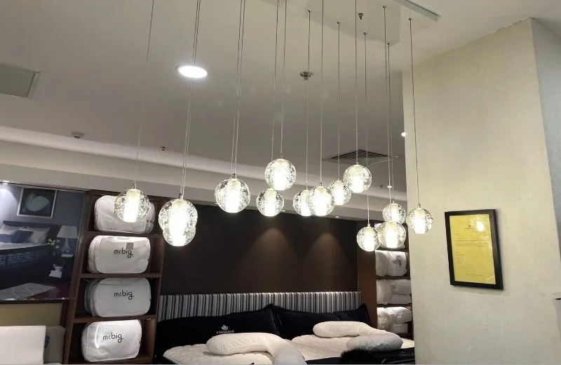 Ảnh đèn thả hiện đại THD02 thực tế 2 