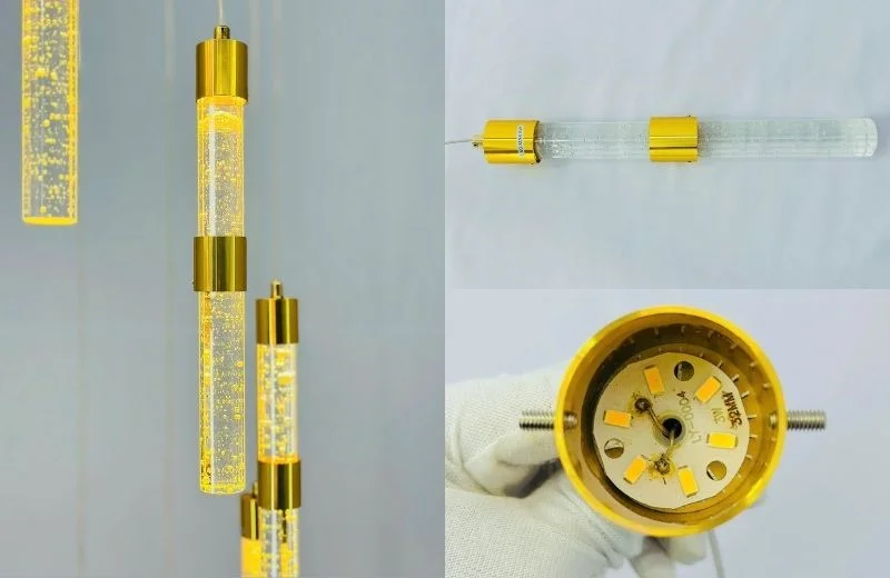 Ảnh cận đèn thả hiện đại THD03