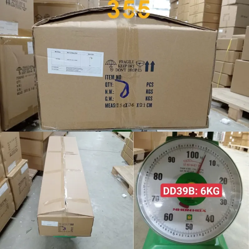 Quy cách đóng gói của đèn tổng trọng lượng 6kg