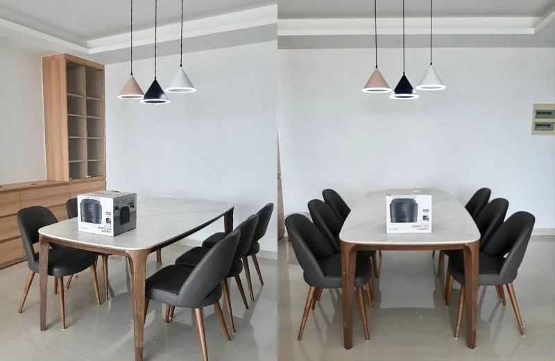 Đèn thả hiện đại THD38 phối thả theo cụm cho bàn ăn