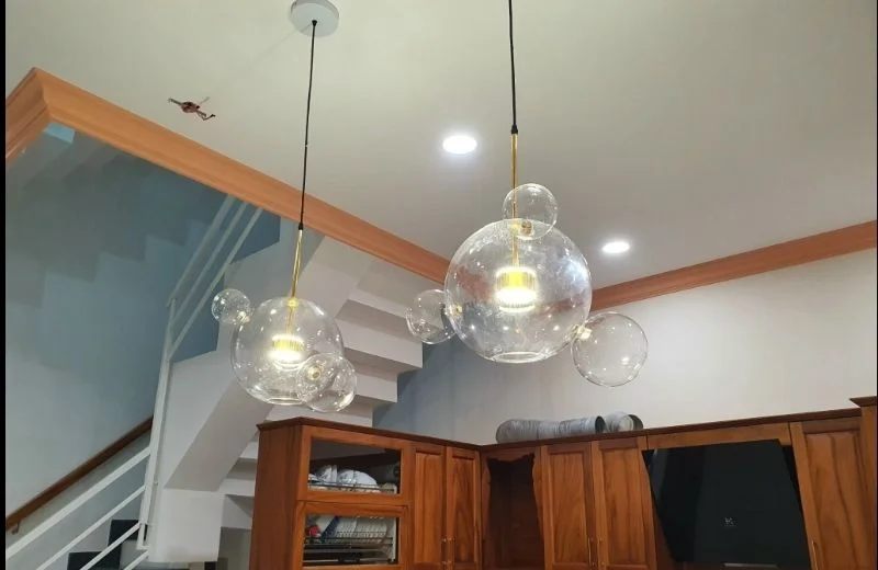 Đèn thả trần TT09 thực tế 1