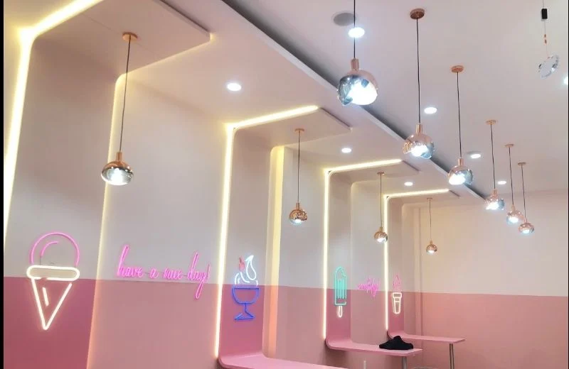 Đèn thả trần TT27 trang trí quán cafe