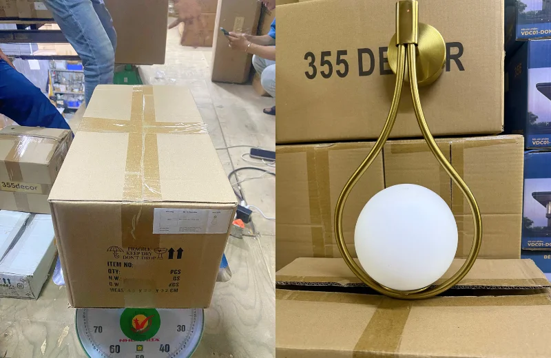 Ảnh thật Đèn Tường Thiết Kế VK12