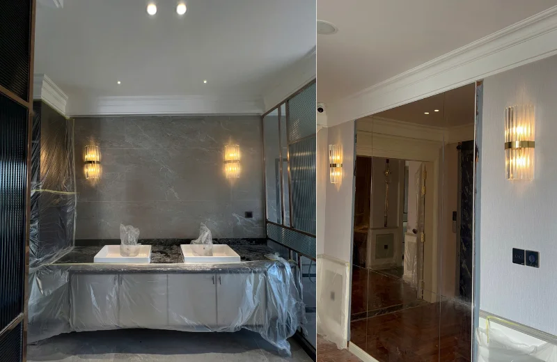 Đèn Tường Pha Lê VPL05 2 Ảnh thật Đèn Tường Pha Lê VPL05