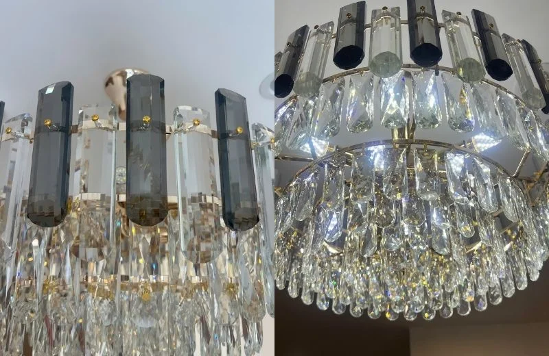 Chi tiết đèn thả pha lê TPL88207