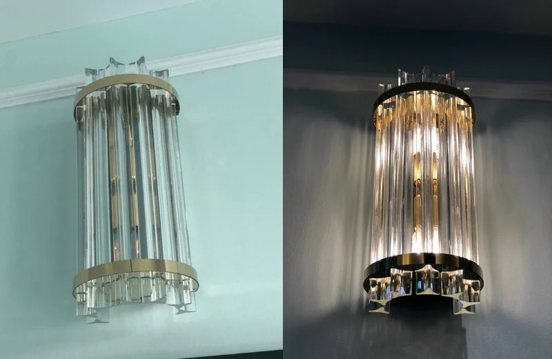 Ảnh thật Đèn Tường Pha Lê VPL16