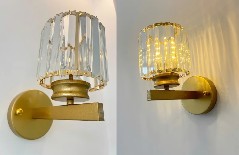 Ảnh cận Đèn Tường Pha Lê VPL22