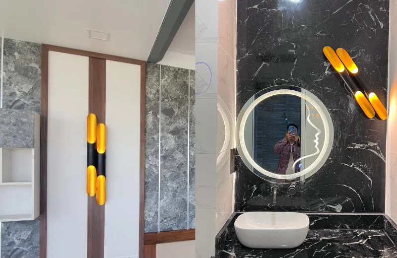 Đèn Tường VT25 3 Ảnh thật Đèn Tường VT25 lắp đặt tại nhà khách