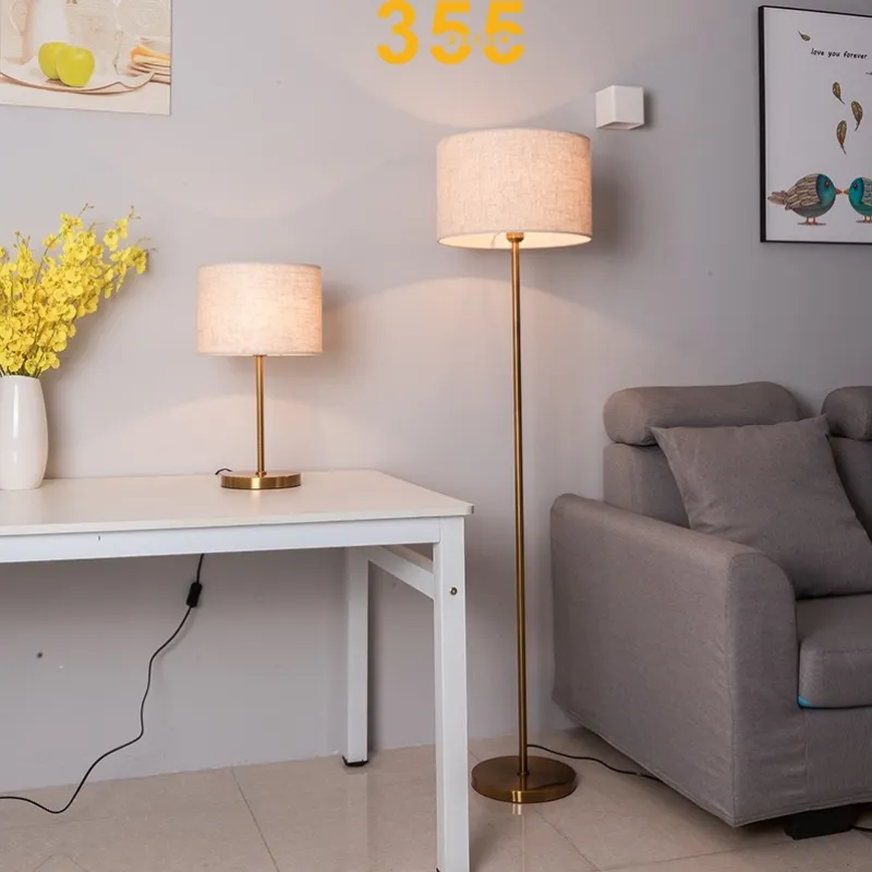 Bộ sưu tập Đèn Đứng DD3060 và đèn bàn đồng bộ
