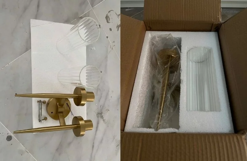 Đèn Tường Thiết Kế VK90 1 Ảnh cận, đóng thùng Đèn Tường Thiết Kế VK90