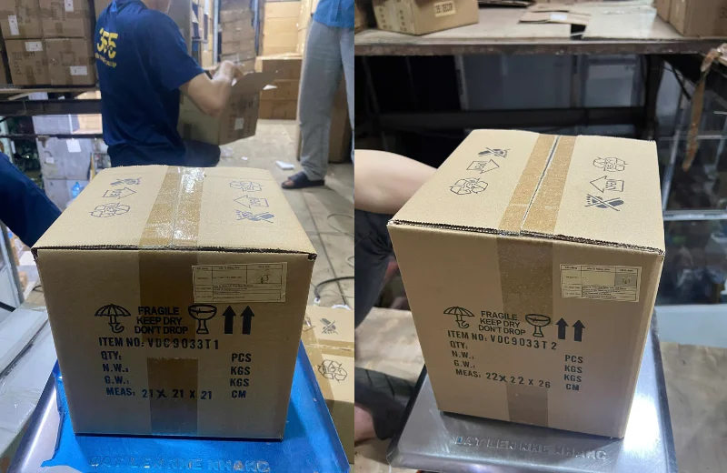 Đèn Tường VDC9033 5 Kích thước thùng Đèn Tường VDC9033