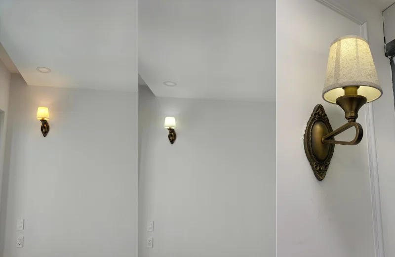 Ảnh thật Đèn Tường VDC9665T1 lắp đặt tại nhà khách