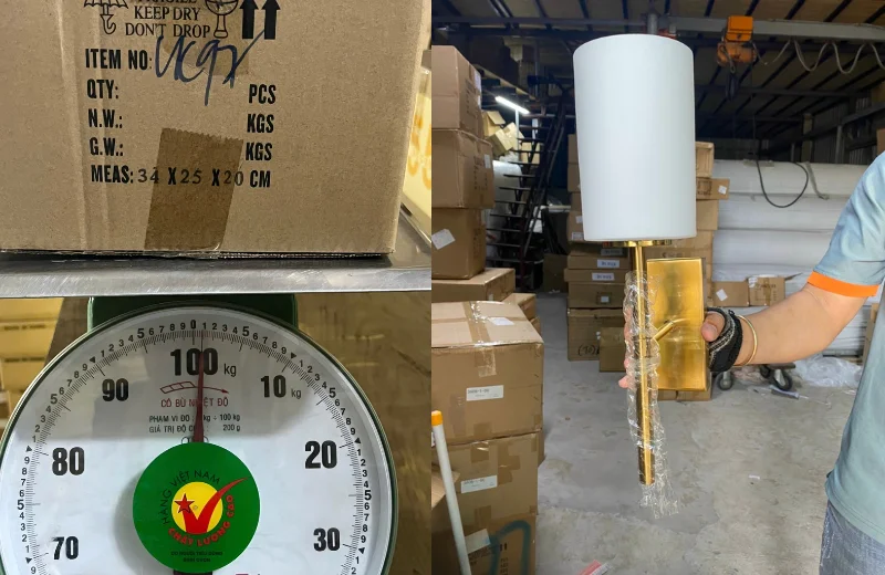 Thông số chi tiết Đèn Tường Thiết Kế VK97 