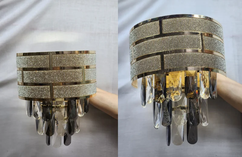 Ảnh thật Đèn Tường Pha Lê VPL88461 