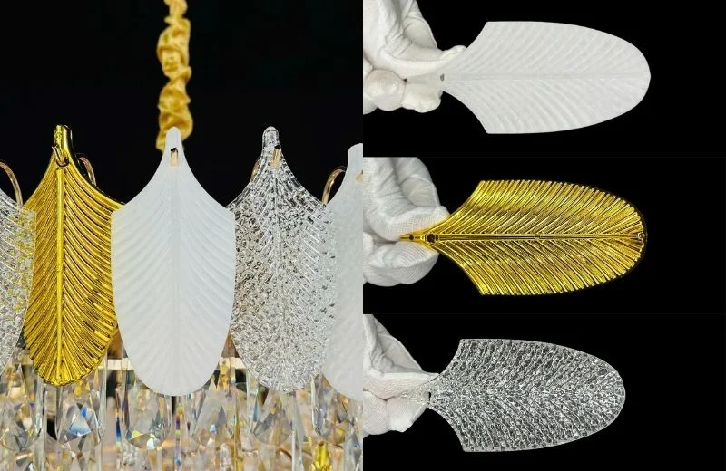 Chất liệu đèn thả pha lê TPL8032N800 