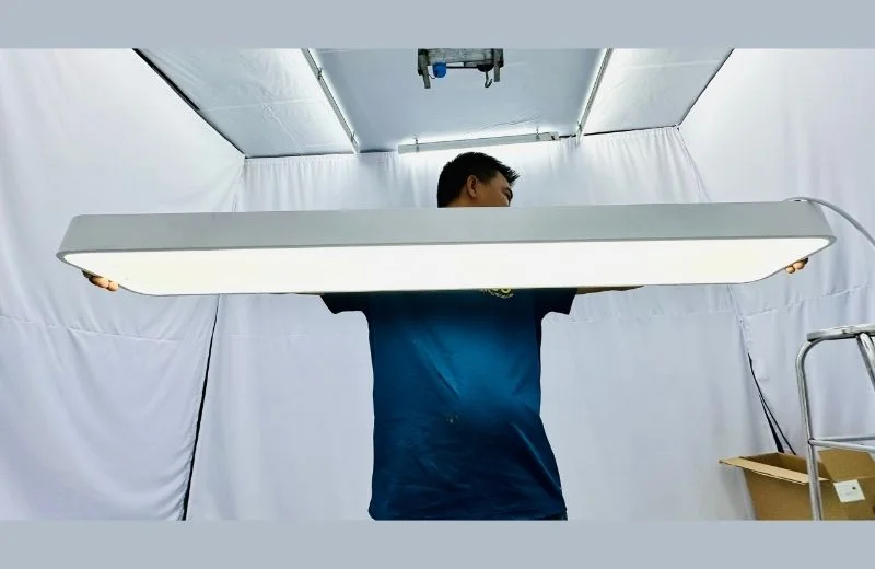 Ảnh thực tế đèn thả hiện đại THD7049N1200TRANG
