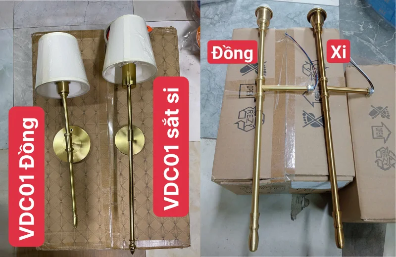 Đèn Tường VDC01 2 Phân biệt Đèn Tường VDC01