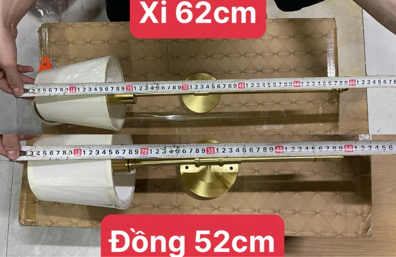 Đèn Tường VDC01 3 Kích thước Đèn Tường VDC01