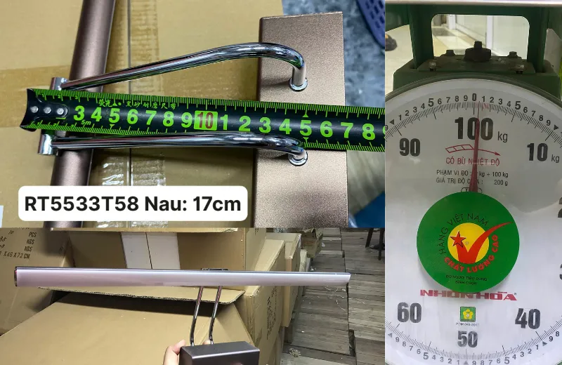 Đèn Rọi Tranh RT5533-kích thước cân nặng thực tế tại kho đèn 355decor.