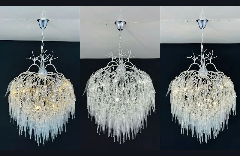 Đèn Thả Pha Lê TPL908T800 2 Đèn thả pha lê TPL908T800 với 3 chế độ LED