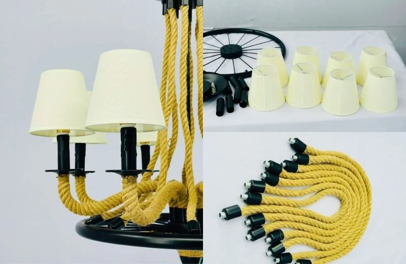 Ảnh cận đèn thả thiết kế TTK36