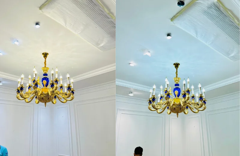 Ảnh thật Đèn Chùm DC6066T15