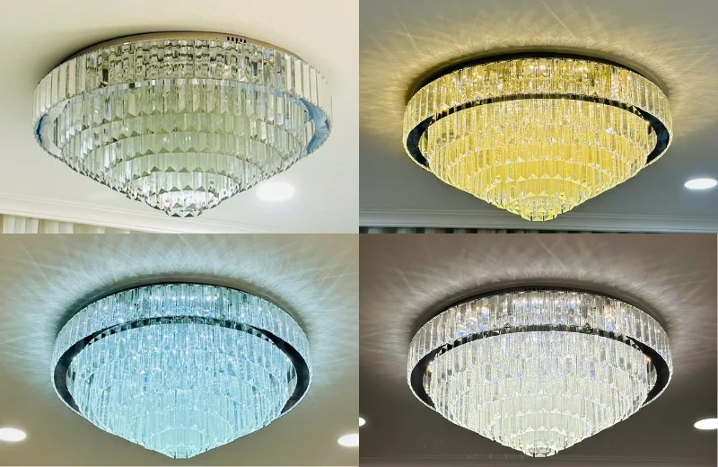 Ảnh cận Đèn Ốp Trần Pha Lê OTPL42T800