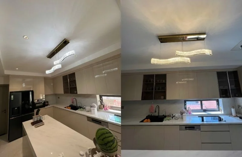 Đèn thả hiện đại THD7047N2 hoàn thiện