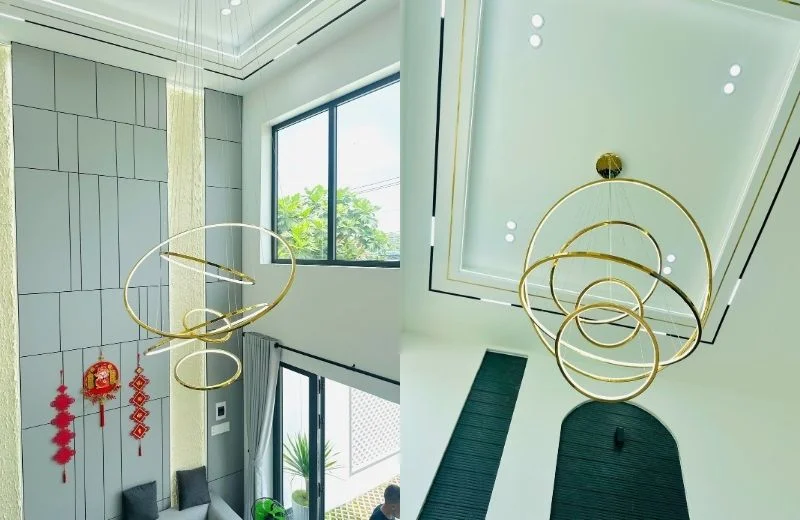 Đèn thả hiện đại THD7055 thực tế 2
