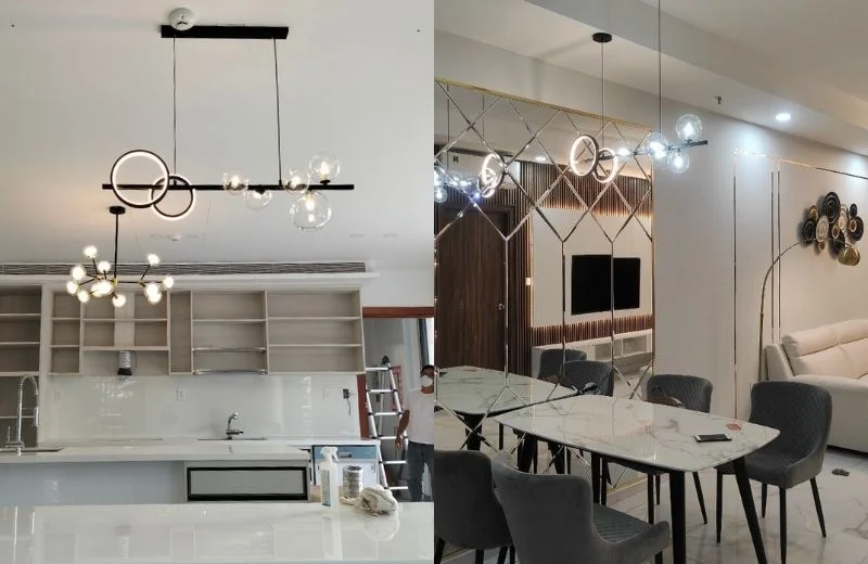 Đèn Thả Thiết Kế TTK118 thực tế