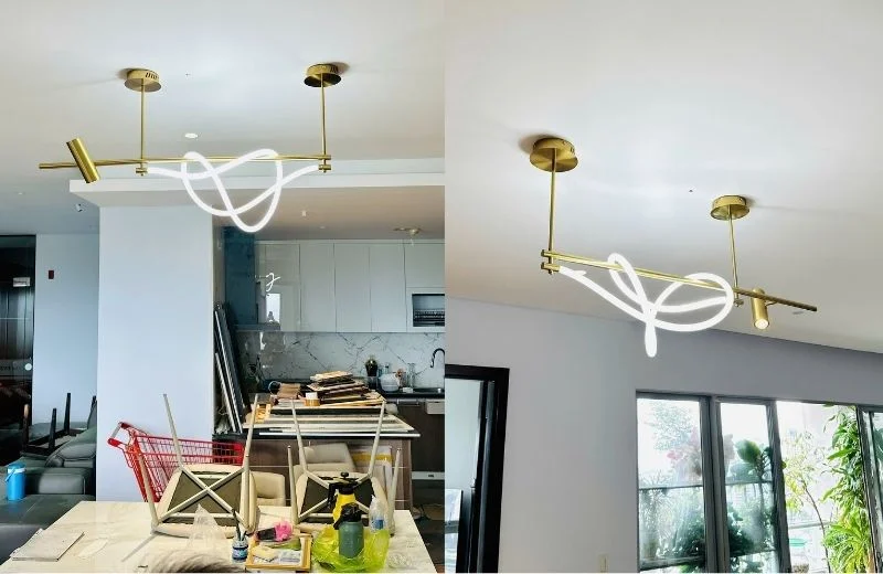 Đèn Thả Thiết Kế TTK124 thực tế