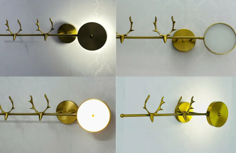 Đèn Tường Thiết Kế VK111 - ánh sáng LED 3 chế độ, phù hợp chiếu tranh, rọi gương và trang trí không gian phòng khách.