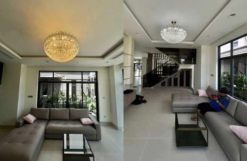 Đèn thả pha lê TPL017T800 cho không gian sang trọng, tinh tế