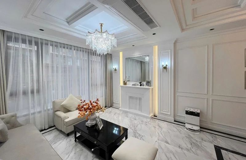 Đèn Thả Pha Lê TPL1213 1 Lắp đặt đèn thả pha lê TPL1213T800 sang trọng cho phòng khách