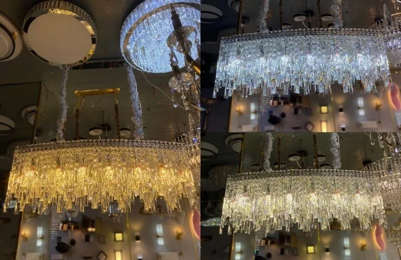 Đèn Thả Pha Lê TPL2278 2 Đèn thả pha lê TPL2278 với linh hoạt với LED 3 chế độ