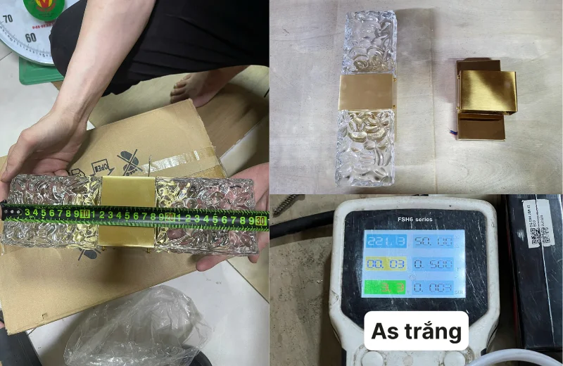 Đèn Tường Pha Lê VPL26 3 Kích thước Đèn Tường Pha Lê VPL26