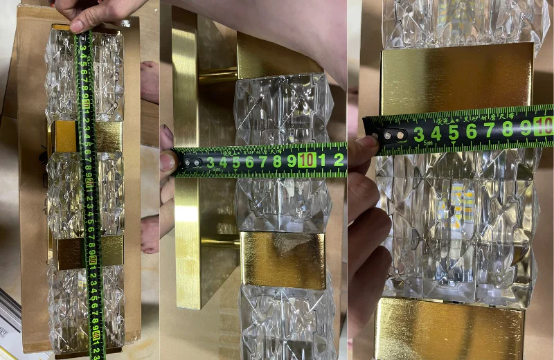 Kích thước Đèn Tường Pha Lê VPL28