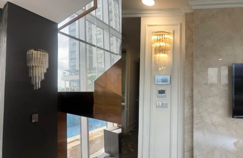 Đèn Tường Pha Lê VPL40 với thiết kế tinh tế trong từ chi tiết