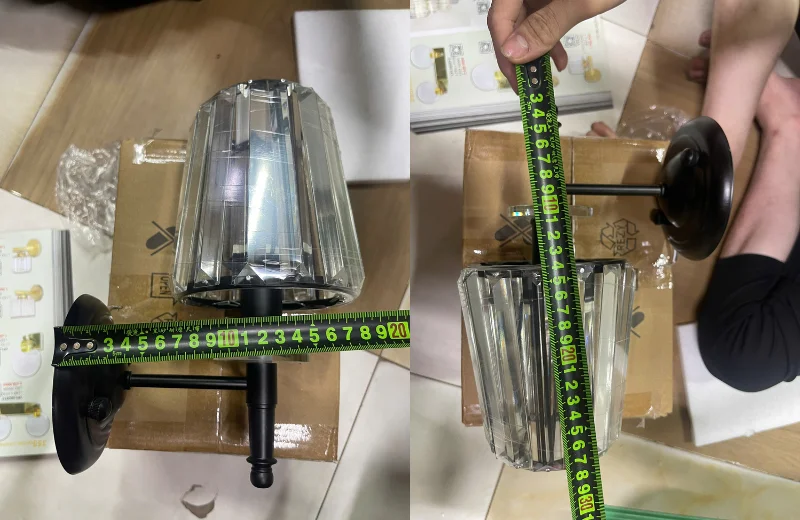 Kích thước Đèn Tường Pha Lê VPL41