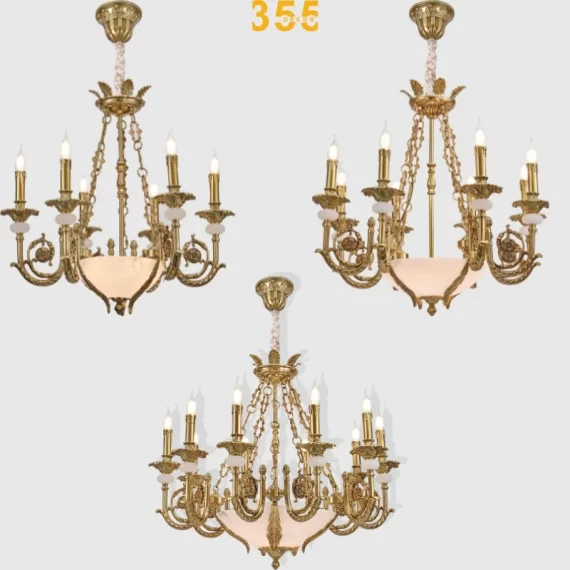 Đèn chùm cổ điển DC9111 - Phong cách hoàng gia 355decor