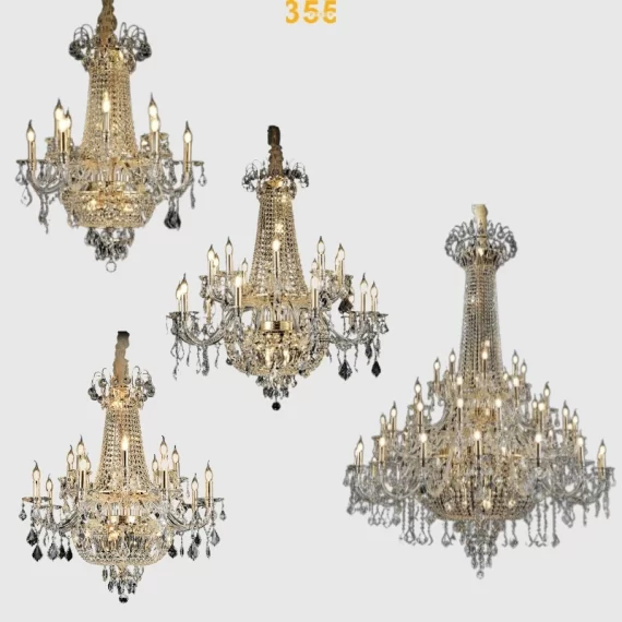 Đèn chùm Phong cách bắc âu DC8860 - thiết kế hoàng gia 355Decor