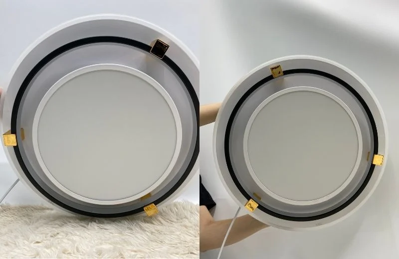 Ảnh cận đèn ốp trần mica OT181T