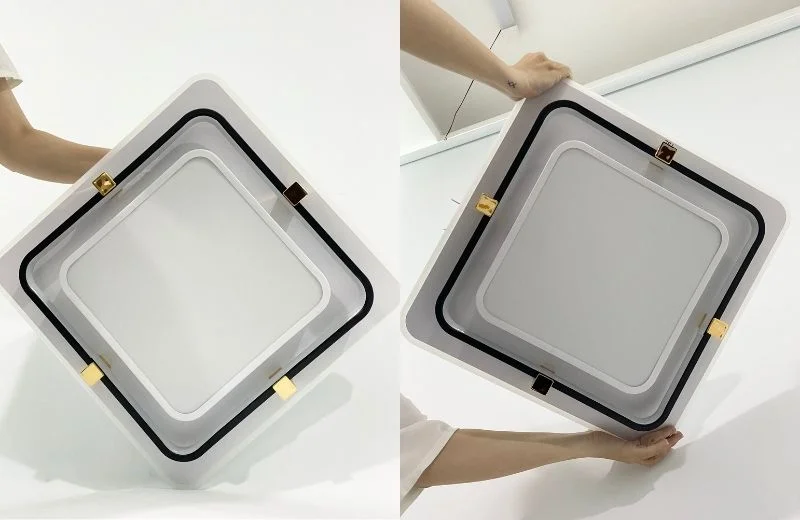 Ảnh cận đèn ốp trần mica OT181V