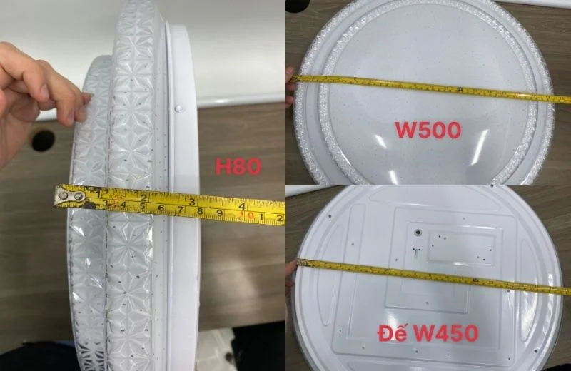 Thông số đèn ốp trần mica OT8520T