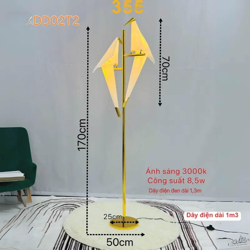 Thông số chi tiết của Đèn Đứng DD02T2