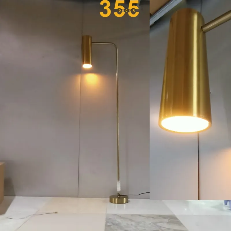 Ánh sáng tập trung từ Đèn Đứng DD19 với bóng E27 qua chao đèn ống