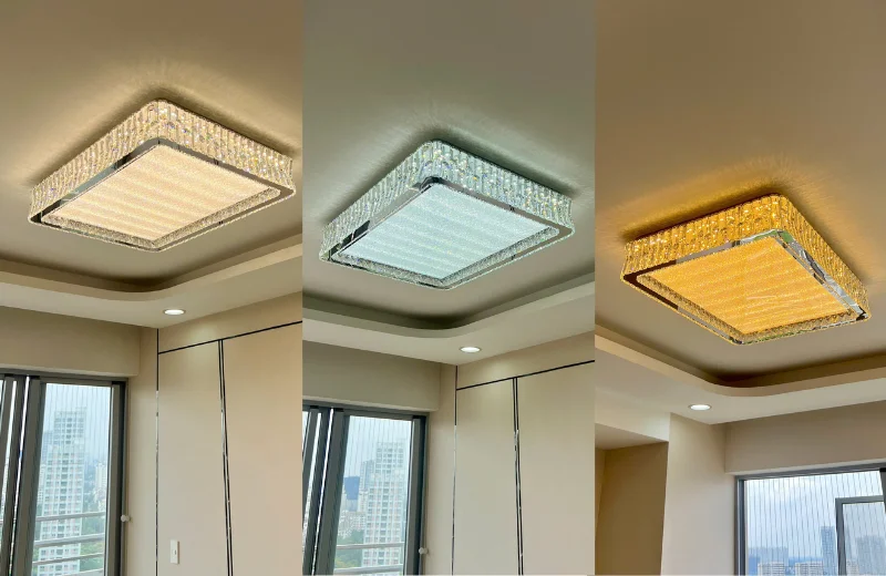 Đèn Ốp Trần Pha Lê OTPL3512 5 Ảnh cận Đèn Ốp Trần Pha Lê OTPL3512CN