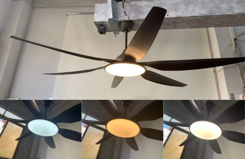 Quạt trần đèn QT43 tuỳ chỉnh linh hoạt với 3 chế độ LED